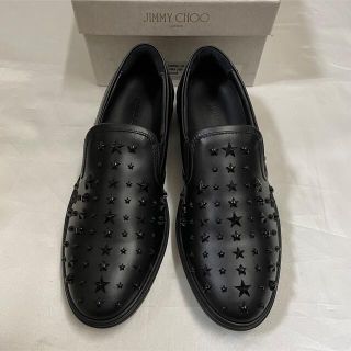 ジミーチュウ(JIMMY CHOO)の新品　ジミーチュウ　グローヴ　スタッズ　スリッポン　レザースニーカー　(スニーカー)