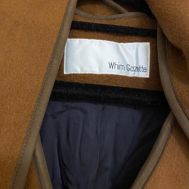 Whim Gazette パイピングロングコート 豊富なギフト 7260円引き www.e