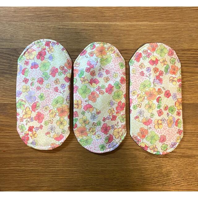 布ナプキン　花柄　3枚セット ハンドメイドのハンドメイド その他(その他)の商品写真