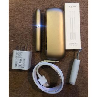 アイコス(IQOS)のiQOS3 DUO 本体　ブリリアントゴールド　中古(タバコグッズ)