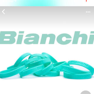 ビアンキ(Bianchi)の値下げ　新品1個　ビアンキ　シリコン リストバンド カラー　ロードバイク(パーツ)