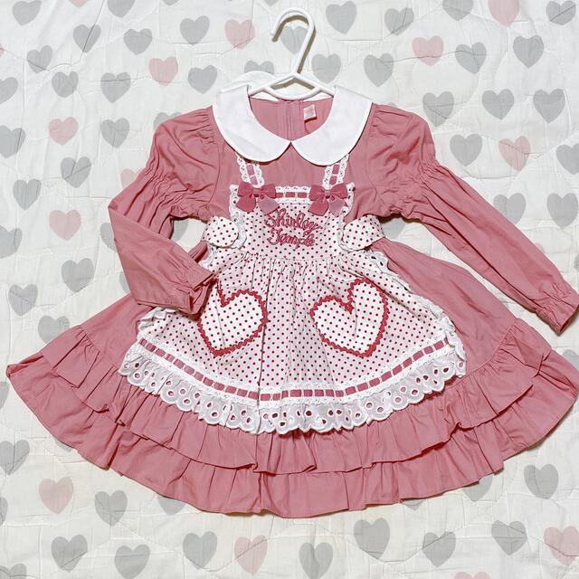 かんたんラ Shirley Temple - 新品シャーリーテンプル110阪急限定Heart Embroidery Dressの通販 by