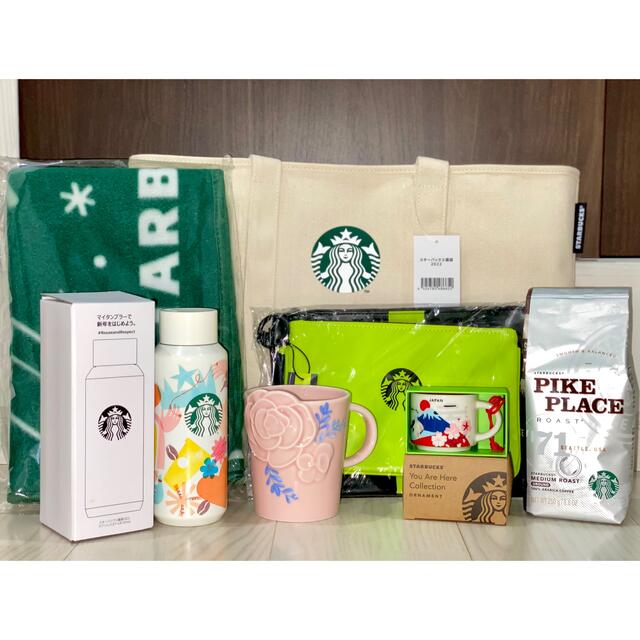 Starbucks Coffee(スターバックスコーヒー)のStarbucks スターバックス 福袋 2022 7点セット インテリア/住まい/日用品のキッチン/食器(グラス/カップ)の商品写真