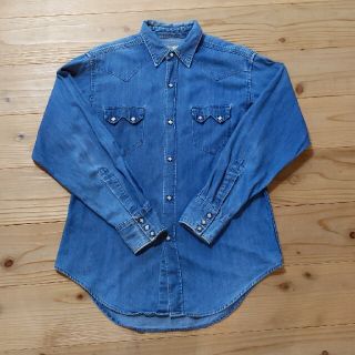 シュガーケーン(Sugar Cane)のシュガーケーン　デニムシャツ　ウエスタンシャツ　サイズ不明（XL）(シャツ)