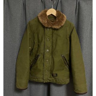 ダブルタップス(W)taps)のWTAPS 15aw N-1 デッキジャケット サイズ1(ブルゾン)