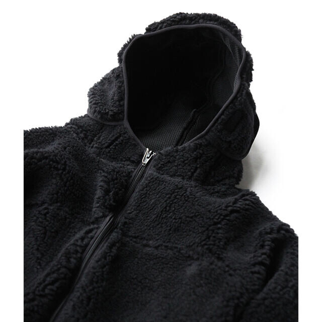 patagonia(パタゴニア)のCOMFY　"RABBIT HOODY" 黒　S コムフィ　フリースジャケット メンズのジャケット/アウター(ブルゾン)の商品写真