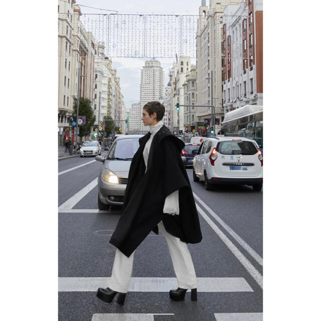 ZARA - ZARA ザラ ウール混 ケープ コートLIMITED EDITION の+mdscience.in