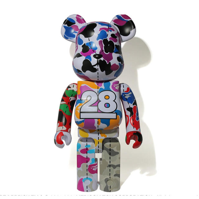 BE＠RBRICK BAPE® 28TH ANNIVERSARY  1000%