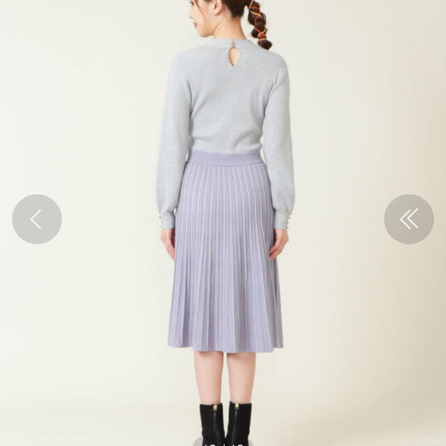 JILL by JILLSTUART(ジルバイジルスチュアート)の最終値下げJILLSTUART♡ボウタイニットワンピース レディースのワンピース(ひざ丈ワンピース)の商品写真