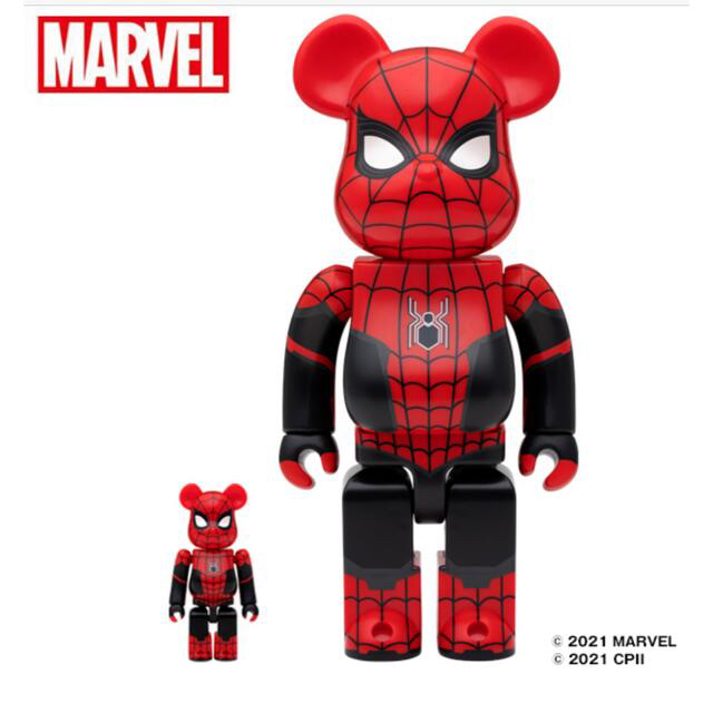 BE@RBRICK　SPIDER-MAN　 メディコムトイ　ベアブリック　セブン