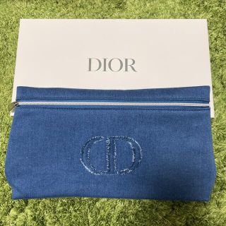 クリスチャンディオール(Christian Dior)のディオール　ノベルティ 2022 デニムポーチ(ポーチ)