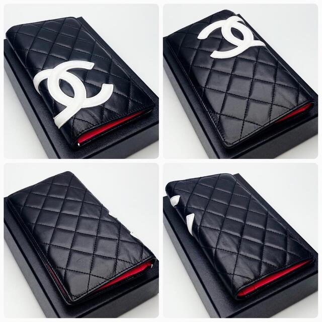 CHANEL(シャネル)のCHANEL✨純正箱付き✨カンボンライン✨マトラッセ 長財布 保証付395 レディースのファッション小物(財布)の商品写真