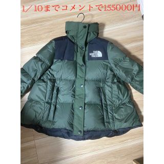 カラー希少XS  ノースフェイス×sacai   コラボダウン　カーキ