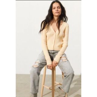 エイチアンドエム(H&M)の美品♡H&M♡ストレートハイアンクルデニム(デニム/ジーンズ)