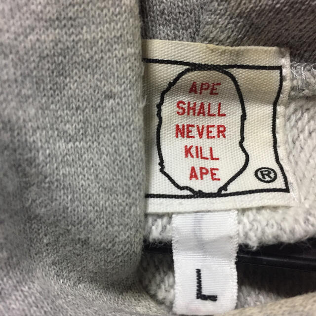 A BATHING APE(アベイシングエイプ)の希少 レア 90s  初期 エイプ ジェネラル 猿の惑星 パーカー シャーク  メンズのトップス(パーカー)の商品写真