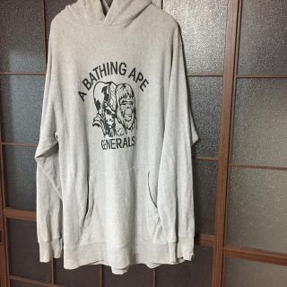 アベイシングエイプ(A BATHING APE)の希少 レア 90s  初期 エイプ ジェネラル 猿の惑星 パーカー シャーク (パーカー)