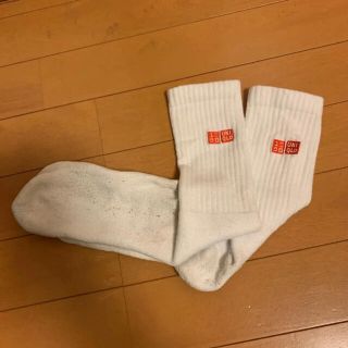 ユニクロ(UNIQLO)のユニクロ テニス ソックス 白(ソックス)