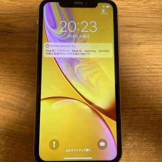 iPhone - iPhone XR イエロー 128GB SIMフリーの通販 by コツウエ's