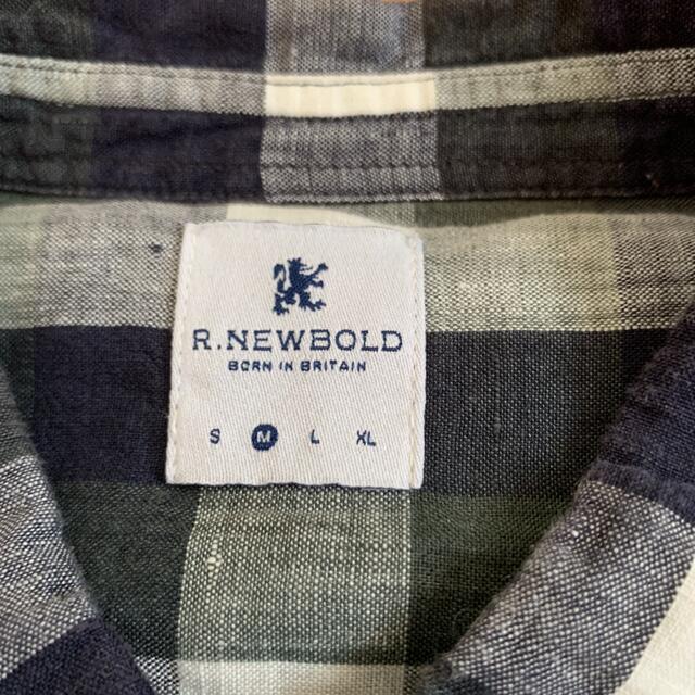 R.NEWBOLD(アールニューボールド)のお値下げ R.NEWBOLD チェックネルシャツ コットン100 Mサイズ メンズのトップス(シャツ)の商品写真