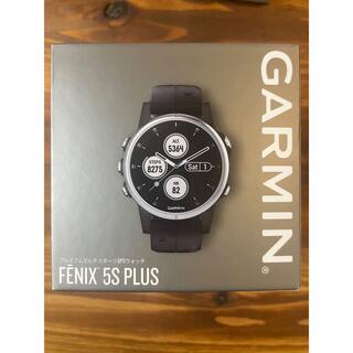 ガーミン(GARMIN)の【新品未使用品】ガーミンGarmin FENIX 5S PLUS  BLACK(腕時計(デジタル))