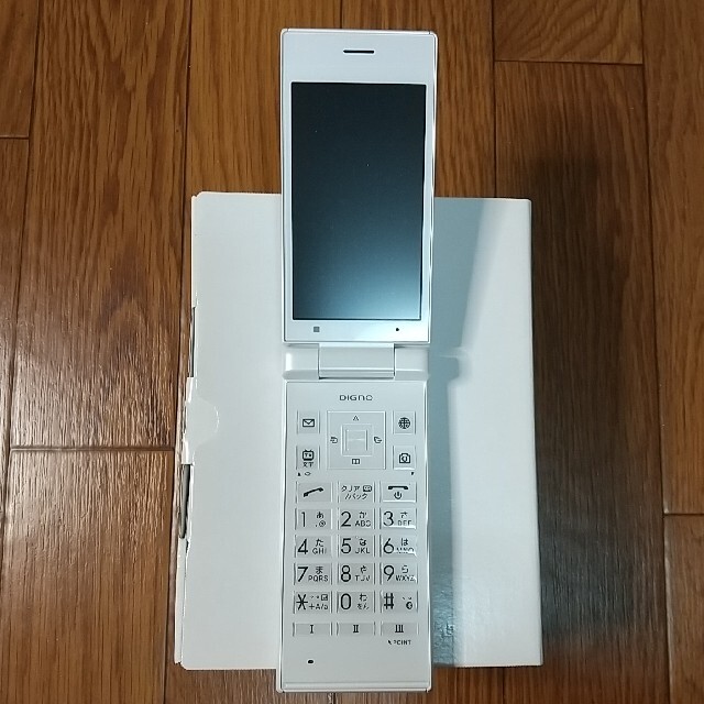 京セラ - ソフトバンク DIGNOケータイ2 ホワイト SIMロック解除済みの 京セラ - ソフトバンク DIGNOケータイ2 ホワイト SIMロック解除済みの