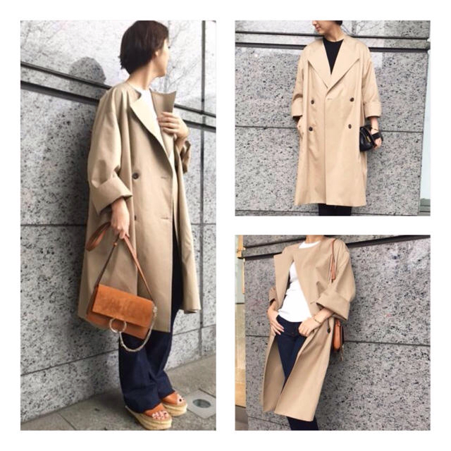 DEUXIEME CLASSE - レア✨新品✨ギャバノーカラーコート✨の通販 by