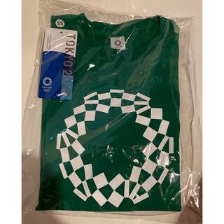 値下げしました。東京オリンピック T シャツ グリーン　SSサイズ(記念品/関連グッズ)