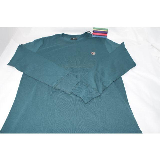 Paul Smith(ポールスミス)の新品☆Paul Smith マルチ ゼブラ 長袖Tシャツ☆グリーン M メンズのトップス(Tシャツ/カットソー(七分/長袖))の商品写真