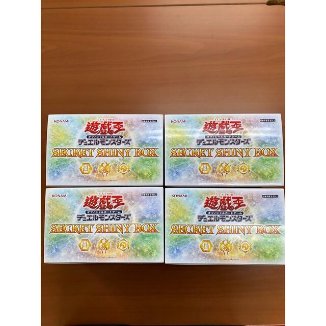 新品未開封　遊戯王カード SECRET SHINY BOX 4BOX