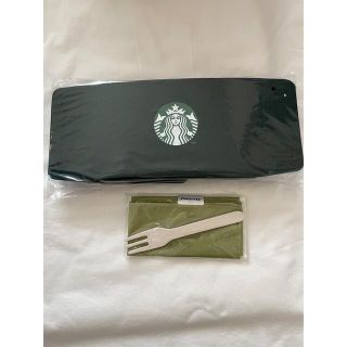 スターバックスコーヒー(Starbucks Coffee)の【新品未使用】スターバックス　セット(カトラリー/箸)