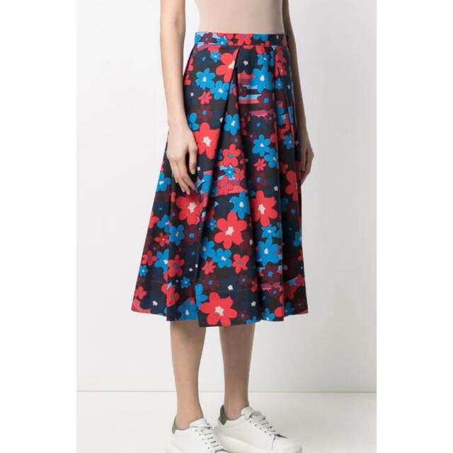 Marni フローラル スカート 38サイズ - ひざ丈スカート