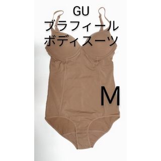 ジーユー(GU)のGU ブラフィールボディスーツ Ｍサイズ(ブラ)