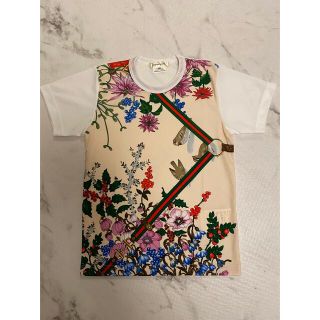 コムデギャルソン(COMME des GARCONS)のコムデギャルソン 新品 GUCCIカットソー Tシャツ　XS(Tシャツ(半袖/袖なし))