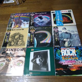 レインボー  LP レコード  9枚セット  リッチー・ブラックモア(ポップス/ロック(洋楽))