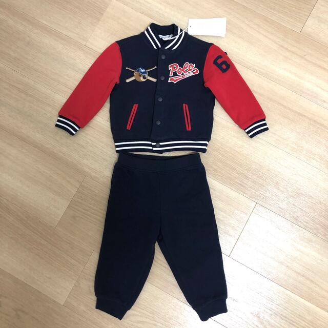 POLO RALPH LAUREN(ポロラルフローレン)の新品・未使用　ポロラルフローレン  ジャケット　パンツ　セット キッズ/ベビー/マタニティのベビー服(~85cm)(ジャケット/コート)の商品写真