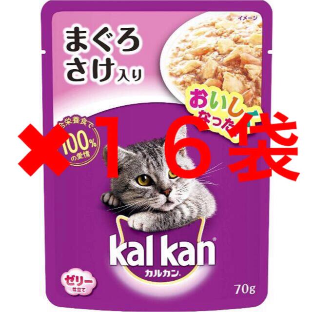 カルカン パウチ まぐろ さけ入り その他のペット用品(ペットフード)の商品写真