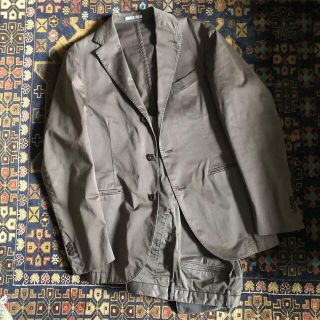 ボリオリ(BOGLIOLI)の極美品 BOGLIOLI COAT コットン スーツ 44 ブラウン(セットアップ)