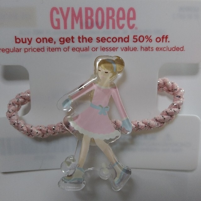 GYMBOREE(ジンボリー)の新品タグ付き◆フィギュアスケーターのヘアゴム◆ジンボリー キッズ/ベビー/マタニティのこども用ファッション小物(その他)の商品写真