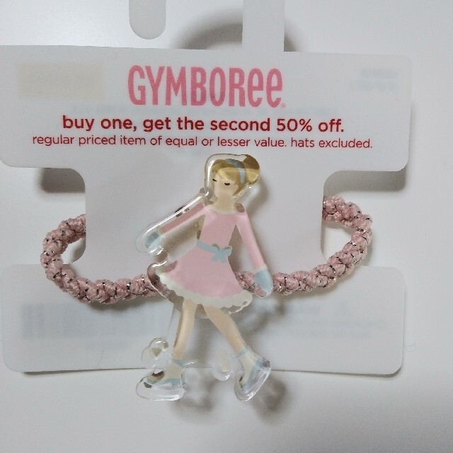 GYMBOREE(ジンボリー)の新品タグ付き◆フィギュアスケーターのヘアゴム◆ジンボリー キッズ/ベビー/マタニティのこども用ファッション小物(その他)の商品写真