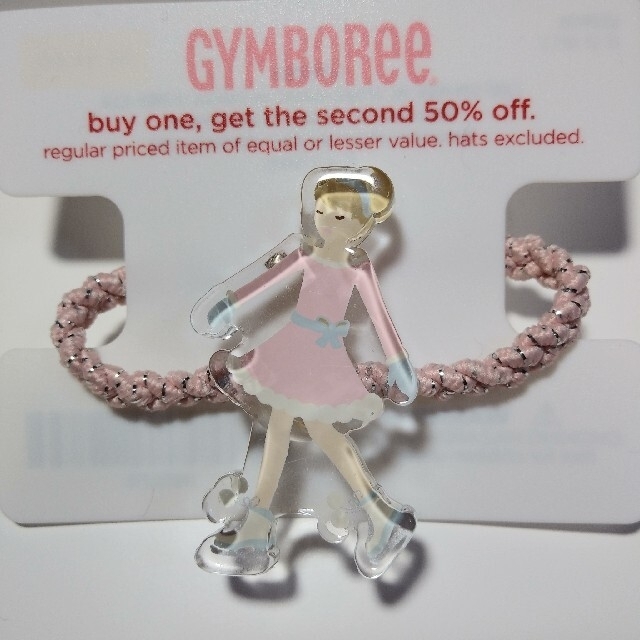 GYMBOREE(ジンボリー)の新品タグ付き◆フィギュアスケーターのヘアゴム◆ジンボリー キッズ/ベビー/マタニティのこども用ファッション小物(その他)の商品写真