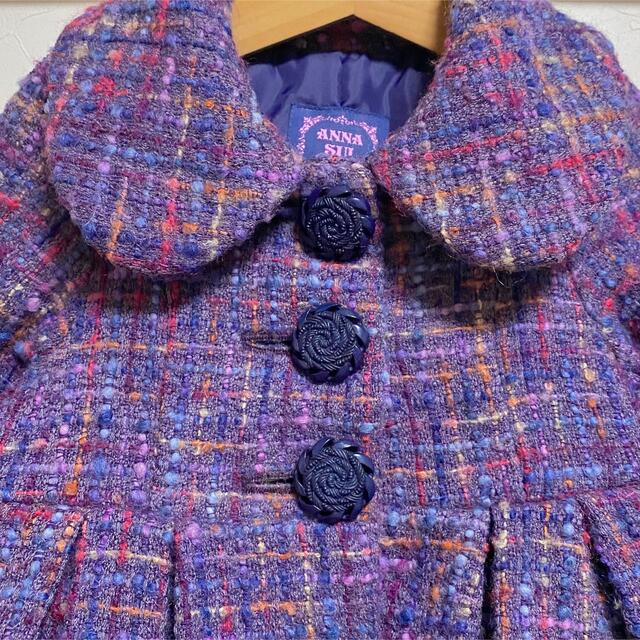 ANNA SUI mini(アナスイミニ)の美品 アナスイミニ コート 80 90 95 アウター ジャンパー キッズ/ベビー/マタニティのキッズ服女の子用(90cm~)(コート)の商品写真