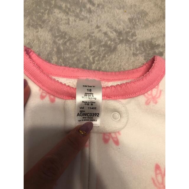 carter's(カーターズ)の専用ページ！！！！足つきロンパース キッズ/ベビー/マタニティのキッズ服女の子用(90cm~)(パジャマ)の商品写真