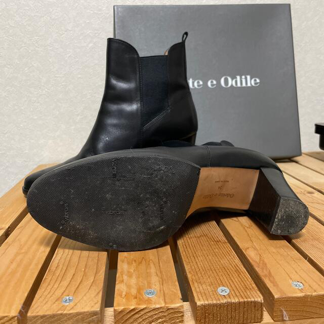 Odette e Odile(オデットエオディール)のjoejoe's様専用ショートブーツ24cm レディースの靴/シューズ(ブーツ)の商品写真