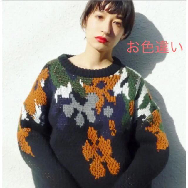 新品 CLANE Over Flower Motif Knit 1の通販 by sweet apple｜ラクマ