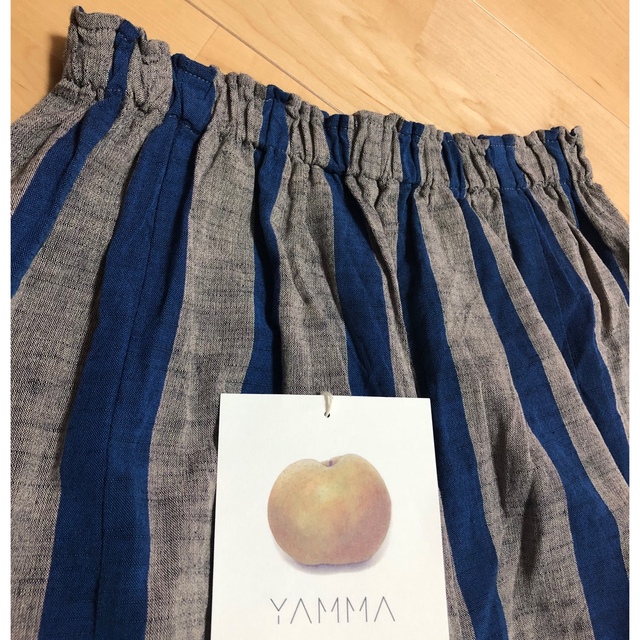 ヤンマ産業　会津木綿　YAMMA  ひじり縞キュロット