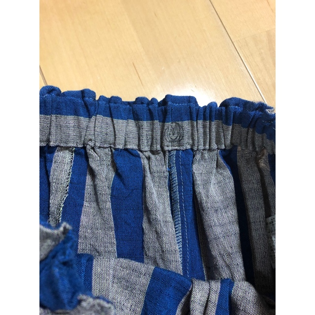 ヤンマ産業 会津木綿 YAMMA ひじり縞キュロット