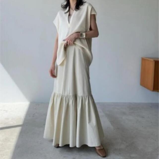 クラネ　VOLUME TIERED MAXI SKIRT