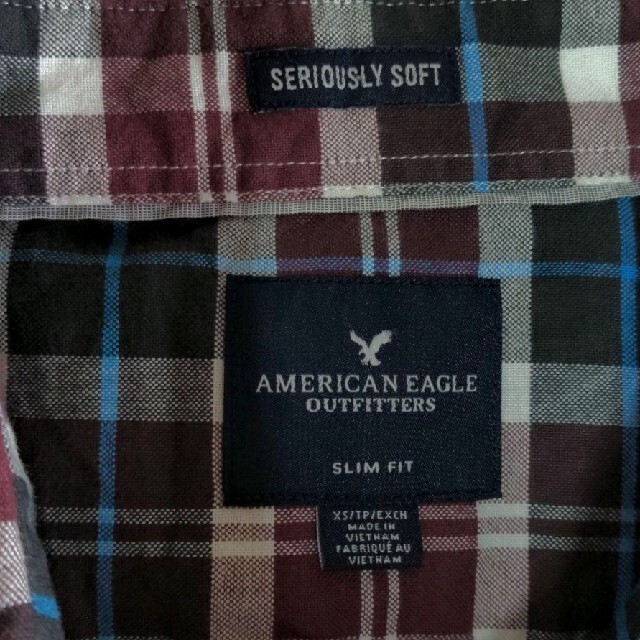 American Eagle(アメリカンイーグル)のAMERICAN EAGLE　メンズ長袖シャツ　チェックシャツ メンズのトップス(シャツ)の商品写真