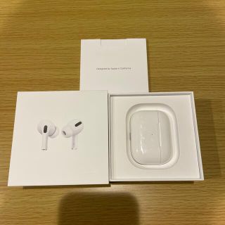 アップル(Apple)のAPPLE AirPods Pro ノイズキャンセリング付完全ワイヤレスイヤホン(ヘッドフォン/イヤフォン)