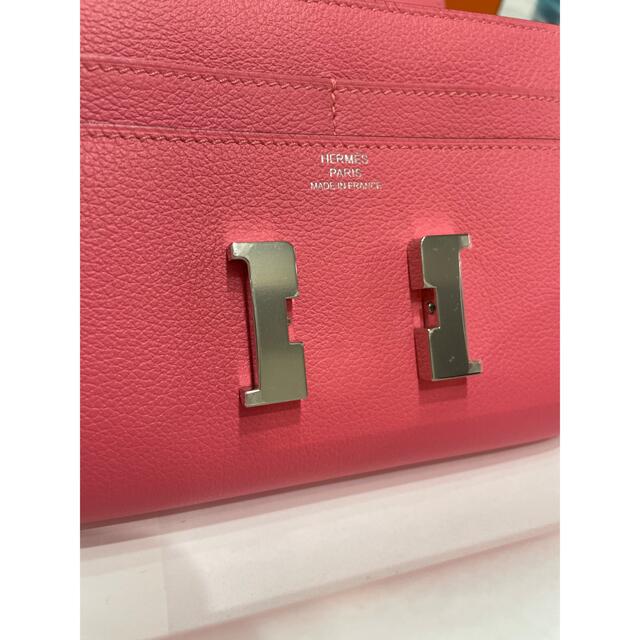 HERMES - HERMES エルメス コンスタンス 財布 ピンク 新品未使用 HERMES - HERMES エルメス コンスタンス 財布 ピンク 新品未使用